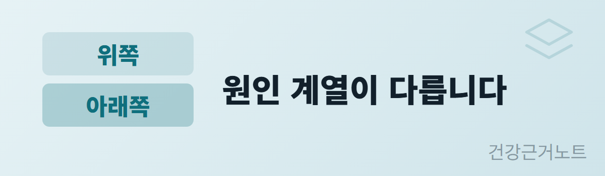 발뒤꿈치-통증-위쪽-아래쪽-구분